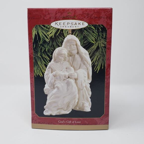 1997 Hallmark God’s Gift of Love Handcraft Keepsake Holiday Christmas Ornament. - Picture 1 of 9